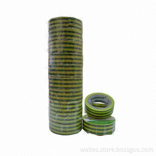 Yellow and Green PVC Marking Tape